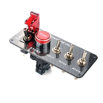 Hot Durable Accessories Engine Start Carbon Fiber Car Push Combination Toggle Strong Racing Ignition Switch Panel 
Hot Durable Accessories Engine Start Carbon Fiber Car Push Combination Toggle Strong Racing Ignition Switch Panel