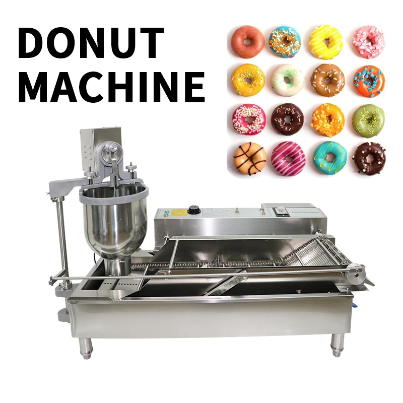 220V Commercial double row electric heating automatic donut machine, electric donuts fryer, stainless steel donut making machine
220V Commercial double row electric heating automatic donut machine, electric donuts fryer, stainless steel donut making machine
