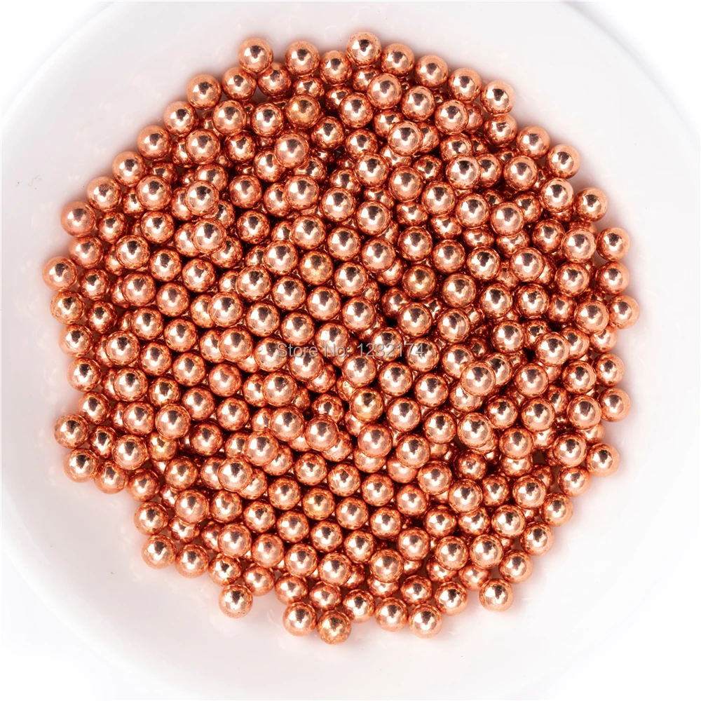 

2# 0.15inch 3.81mm Copper plated BB balls hunting balls slingshot balls bearing balls 4400PCS/KG