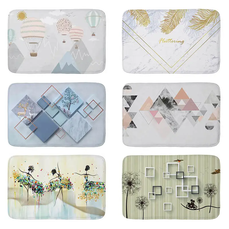 Geometric abstraction print Flannel Floor Mat Anti-Slip Tapete Floor Mats Rugs for Kitchen Doormat welcome mats for front door
Geometric abstraction print Flannel Floor Mat Anti-Slip Tapete Floor Mats Rugs for Kitchen Doormat welcome mats for front door