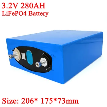3.2V 280AH battery pack LiFePO4 Lithium iron phospha Large capacity 280000mAh for E-scooter RV Solar Energy storage system
3.2V 280AH battery pack LiFePO4 Lithium iron phospha Large capacity 280000mAh for E-scooter RV Solar Energy storage system