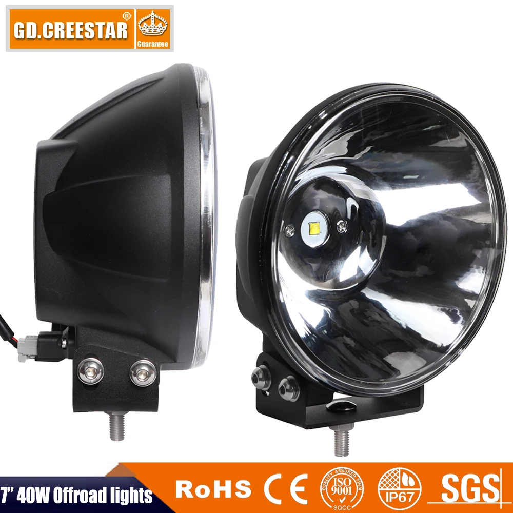 7 inch Round Driving Spotlights 40W Led Cannon lights Round LED Work Light Pod lights Work Lamp Off Road 4x4 Pickup Truck x1pc
7 inch Round Driving Spotlights 40W Led Cannon lights Round LED Work Light Pod lights Work Lamp Off Road 4x4 Pickup Truck x1pc