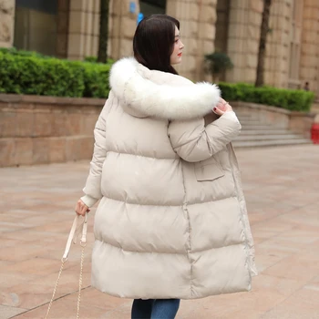 2020 New Winter Plus size Womens Down Jackets Big fur collar Hooded Parka Long Cotton Coat Thick Warm Padded jacket Overcoat 3XL 
2020 New Winter Plus size Womens Down Jackets Big fur collar Hooded Parka Long Cotton Coat Thick Warm Padded jacket Overcoat 3XL
