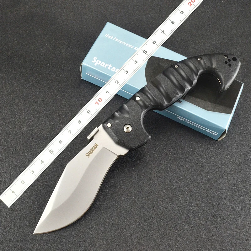 High quality Spartan Knife Deep Cold Finish Steel high hardness sharp Blade Tactical Folding Outdoor Camping Survival EDC knife
High quality Spartan Knife Deep Cold Finish Steel high hardness sharp Blade Tactical Folding Outdoor Camping Survival EDC knife