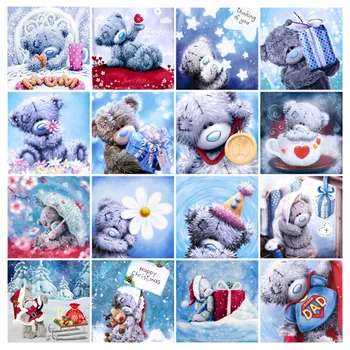 Yi Bright Diamond Painting Cross Stitch "Cartoon Bear Flower" 5D DIY Diamond Embroidery Full Square/Round Rhinestone Of Picture
Yi Bright Diamond Painting Cross Stitch "Cartoon Bear Flower" 5D DIY Diamond Embroidery Full Square/Round Rhinestone Of Picture