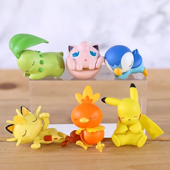 Anime Cartoon Monster Piplup Chikorita Meowth Jigglypuff Torchic on The Cable Figure Toys Figurals Model Kids Dolls 6pcs/set
Anime Cartoon Monster Piplup Chikorita Meowth Jigglypuff Torchic on The Cable Figure Toys Figurals Model Kids Dolls 6pcs/set