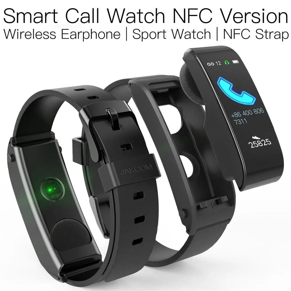 Фото JAKCOM F2 Смарт-часы с функцией вызова NFC версия позже чем часы tws цена smartfone i9 10 band 6 11