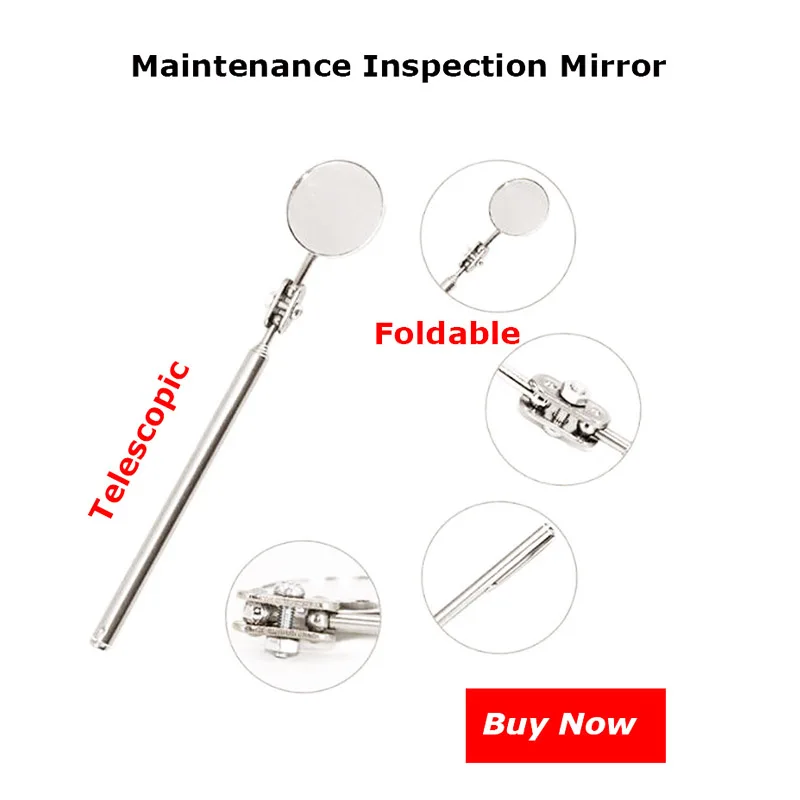 Auto Car Maintenance Inspection Mirror Foldable Telescopic Reflector Welding Chassis Inspection Mirror Auto Inspection Tool
Auto Car Maintenance Inspection Mirror Foldable Telescopic Reflector Welding Chassis Inspection Mirror Auto Inspection Tool