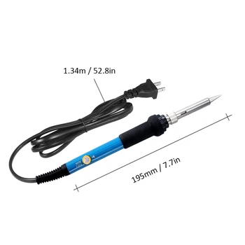 New 28PCS 60W Electric Temperature Welding Soldering Iron Kit Carving Pyrography Tool Wood Embossing Burning Soldering Set
New 28PCS 60W Electric Temperature Welding Soldering Iron Kit Carving Pyrography Tool Wood Embossing Burning Soldering Set
