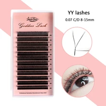 YY Shape Lashes Eyelash Extensions C/D Curl High Quality False Eyelashes Premium Mink Individual Easily Grafting Y Lashes
YY Shape Lashes Eyelash Extensions C/D Curl High Quality False Eyelashes Premium Mink Individual Easily Grafting Y Lashes