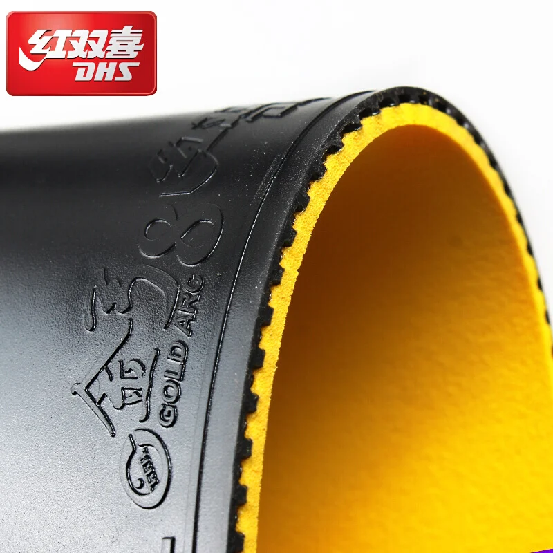 DHS GoldArc 8 Table Tennis Rubber Germany tech red or black Pimples In Ping Pong rubber with Sponge for table tennis
DHS GoldArc 8 Table Tennis Rubber Germany tech red or black Pimples In Ping Pong rubber with Sponge for table tennis