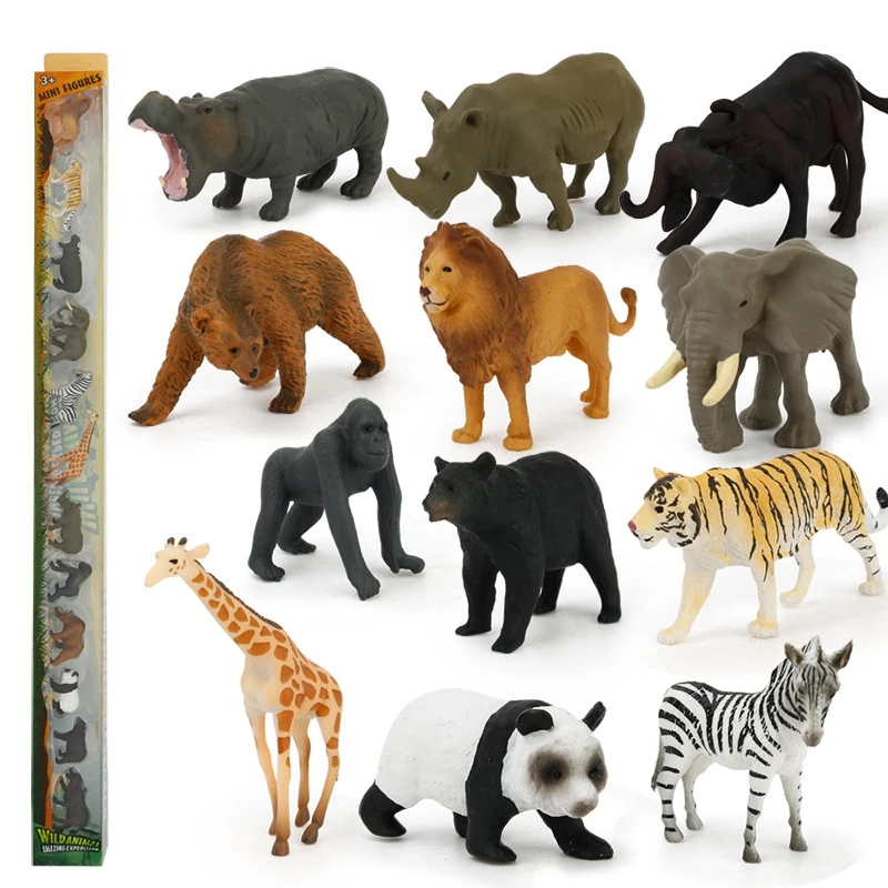 12pcs Plastic Zoo Animal Small Figure Zoo Park Simulation Tiger Lion Panada Kangaroo Models Toy For Kids Early Education Gifts
12pcs Plastic Zoo Animal Small Figure Zoo Park Simulation Tiger Lion Panada Kangaroo Models Toy For Kids Early Education Gifts