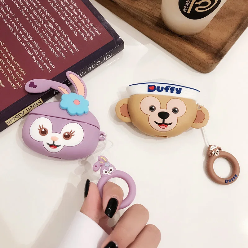 3D Silicone Case for Airpods Pro Cute Bluetooth Earphone Case for Airpod Pro Cover for Air Pods Pro 3 with Keychain Duffy Bear
3D Silicone Case for Airpods Pro Cute Bluetooth Earphone Case for Airpod Pro Cover for Air Pods Pro 3 with Keychain Duffy Bear