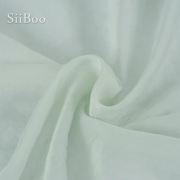 French noble cream green cloth slim translucent rayon linen silk fabric for sewing dress shirt tissu de soie mince SP5778
French noble cream green cloth slim translucent rayon linen silk fabric for sewing dress shirt tissu de soie mince SP5778