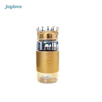JOYLOVE 300ml Creative Crown Anti-scalding Glass Water Bottle Couple Travel Sport Flask Student Lemon Juice Kettle For Friend
JOYLOVE 300ml Creative Crown Anti-scalding Glass Water Bottle Couple Travel Sport Flask Student Lemon Juice Kettle For Friend