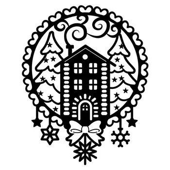 Kokorosa Craft Winter House Metal Cutting Dies Cut Die Christmas Tree Circle Mold Scrapbook Paper Craft Knife Mould Stencils Die
Kokorosa Craft Winter House Metal Cutting Dies Cut Die Christmas Tree Circle Mold Scrapbook Paper Craft Knife Mould Stencils Die