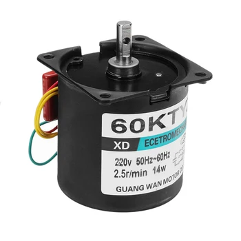 Synchronous Motor 2.5RPM 14W 60-KTYZ AC 220V Permanent net Synchronous Gear Motor Small Motor
Synchronous Motor 2.5RPM 14W 60-KTYZ AC 220V Permanent net Synchronous Gear Motor Small Motor