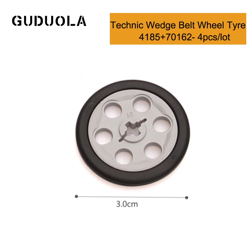 Technic Parts Technic Wedge Belt Wheel Tyre 4185+70162(2815)Ev3 MOC Building Blcok Assmbles Particles Educational Toys 4pcs/lot
Technic Parts Technic Wedge Belt Wheel Tyre 4185+70162(2815)Ev3 MOC Building Blcok Assmbles Particles Educational Toys 4pcs/lot