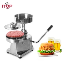 

ITOP 100mm 130mm 150mm Meat Press Forming Machine Hamburger Patty Maker Manual Burger Making Machine For Bussiness