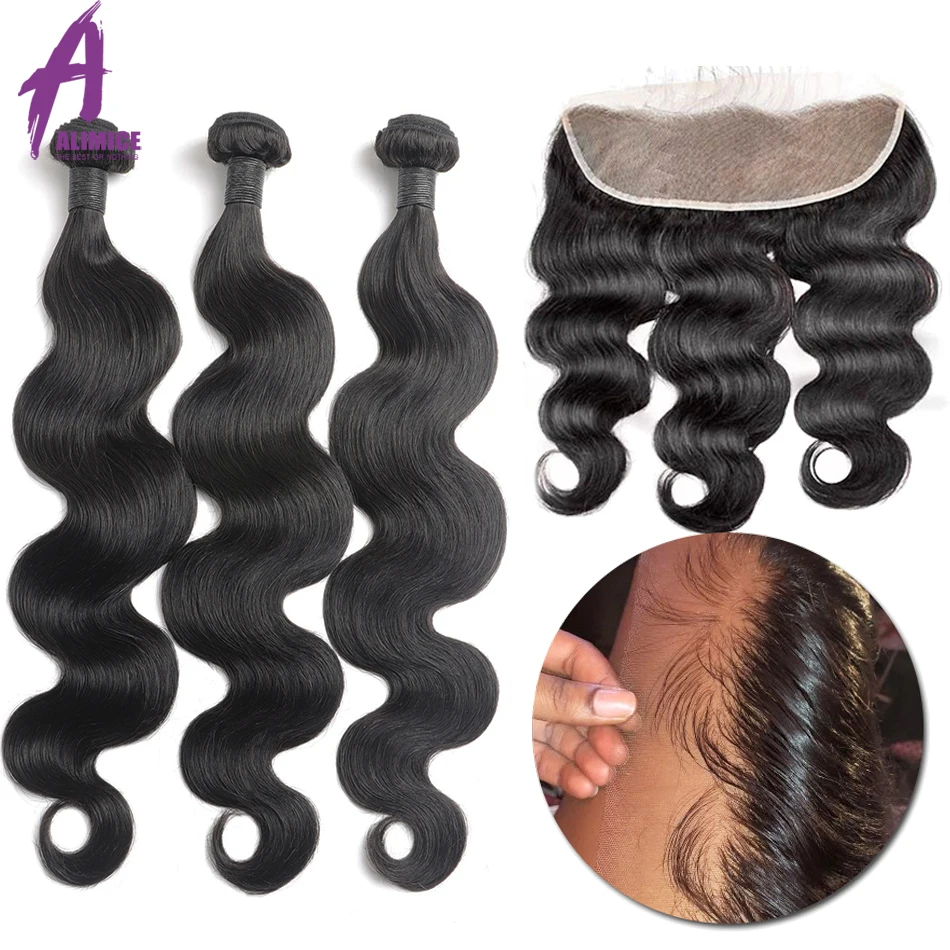 Peruvian Body Wave Bundles With Frontal Closure Human Hair Weave Bundles With Closure 13*4 Frontal With 3 Bundles Alimice Remy
Peruvian Body Wave Bundles With Frontal Closure Human Hair Weave Bundles With Closure 13*4 Frontal With 3 Bundles Alimice Remy