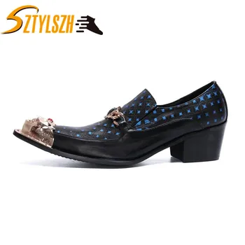 Mens Dress Shoes High Heels Genuine Leather Wedding Shoes Mens Formal Business Shoes Man Oxfords Shoes Zapatos de cuero
Mens Dress Shoes High Heels Genuine Leather Wedding Shoes Mens Formal Business Shoes Man Oxfords Shoes Zapatos de cuero