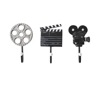 3pcs Movie Equipment Shaped Clothing Space Saving Wall Hanger Hook Coat Hat No Trace Aisle Resin Home Decor Nostalgic Organizer
3pcs Movie Equipment Shaped Clothing Space Saving Wall Hanger Hook Coat Hat No Trace Aisle Resin Home Decor Nostalgic Organizer