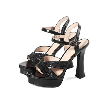 Fashion Women High Heels Sandals Ladies Casual Women's Peep Toe Block Heels Sandals Stilettos Crystal Rhinestone Slides Sandals
Fashion Women High Heels Sandals Ladies Casual Women's Peep Toe Block Heels Sandals Stilettos Crystal Rhinestone Slides Sandals