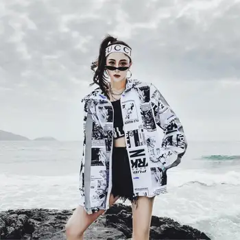 Jacket Women Harajuku Printed Pilot Jacket Hip Hop Streetwear Japanese Casual Printing Basic Baseball Jackets Outwear 
Jacket Women Harajuku Printed Pilot Jacket Hip Hop Streetwear Japanese Casual Printing Basic Baseball Jackets Outwear