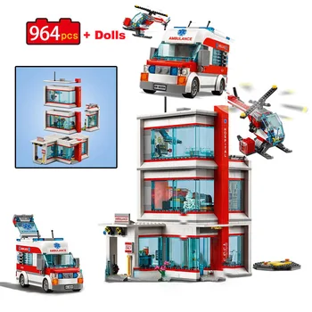 964pcs City Hospital Model Building Blocks Bricks Compatible with lepining Figures Educational Toys for Children
964pcs City Hospital Model Building Blocks Bricks Compatible with lepining Figures Educational Toys for Children