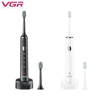 VGR Electric Toothbrush Ultrasonic Toothbrush Health whitening USB Rechargeable AI Smart Chip IP7 Waterproof for 2pcs Tips
VGR Electric Toothbrush Ultrasonic Toothbrush Health whitening USB Rechargeable AI Smart Chip IP7 Waterproof for 2pcs Tips