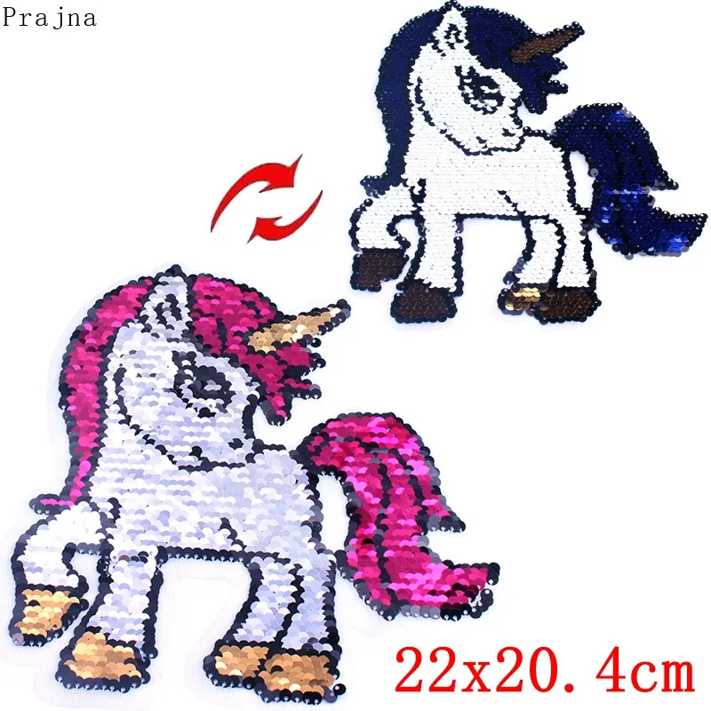 Prajna Cartoon Unicorn Patch DIY Embroidered Patches For Clothes Stripes Reversible Sequin Patches Sew On Stickers Clothes Patch
Prajna Cartoon Unicorn Patch DIY Embroidered Patches For Clothes Stripes Reversible Sequin Patches Sew On Stickers Clothes Patch