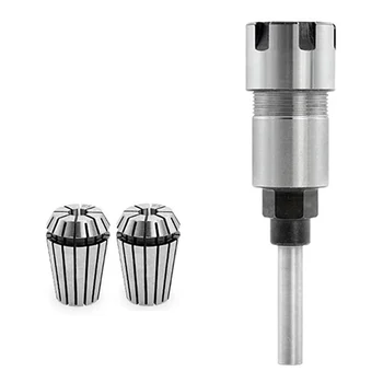 1/4 Inch Shank ER16 Router Collet Extension Rod Collet Chucks Adapter with 2 Pcs Spring Collet Set(6.5mm & 8mm)
1/4 Inch Shank ER16 Router Collet Extension Rod Collet Chucks Adapter with 2 Pcs Spring Collet Set(6.5mm & 8mm)