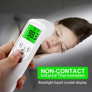 Lcd Digital Thermometer Infrared Baby Adult Forehead Non-Touch Infrared Thermometer With Backlight Display High Accuracy
Lcd Digital Thermometer Infrared Baby Adult Forehead Non-Touch Infrared Thermometer With Backlight Display High Accuracy