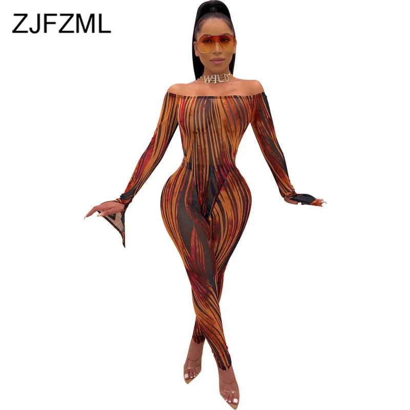 Striped Perspective Sexy Bandage Jumpsuit Women Backless Slash Neck Bodycon Party Romper Fall Skinny Long Flare Sleeve Bodysuit
Striped Perspective Sexy Bandage Jumpsuit Women Backless Slash Neck Bodycon Party Romper Fall Skinny Long Flare Sleeve Bodysuit