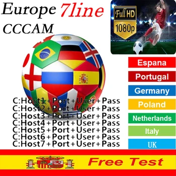 7 lines cccam use 1 year for europe Spain Portugal Poland Germany for receptor satellite tv receiver Full HD fast stable cccam
7 lines cccam use 1 year for europe Spain Portugal Poland Germany for receptor satellite tv receiver Full HD fast stable cccam