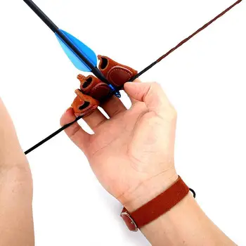 Archery Glove Bow Arrow Finger Shooting Outdoor Sports Tools Brown 3-Finger Bow Glove Beginner
Archery Glove Bow Arrow Finger Shooting Outdoor Sports Tools Brown 3-Finger Bow Glove Beginner