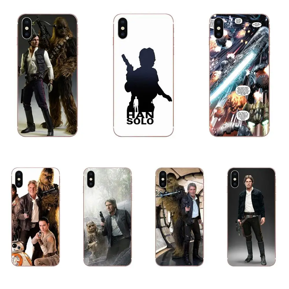 Soft TPU Protector Star Wars Han Solo For Xiaomi Mi3 Mi4 Mi4C Mi4i Mi5 Mi 5S 5X 6 6X 8 SE Pro Lite A1 Max Mix 2 Note 3 4 | Мобильные