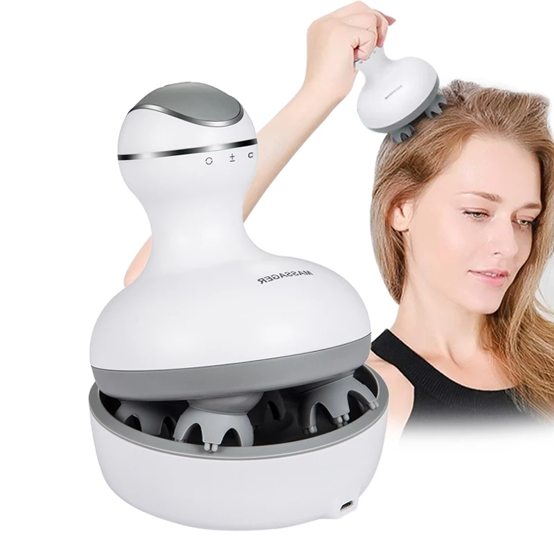 Electric Handheld Head Massager Full Body Scalp Neck Vertebra Back Muscle Relax Deep Tissue Massage Waterproof Health Care tool
Electric Handheld Head Massager Full Body Scalp Neck Vertebra Back Muscle Relax Deep Tissue Massage Waterproof Health Care tool
