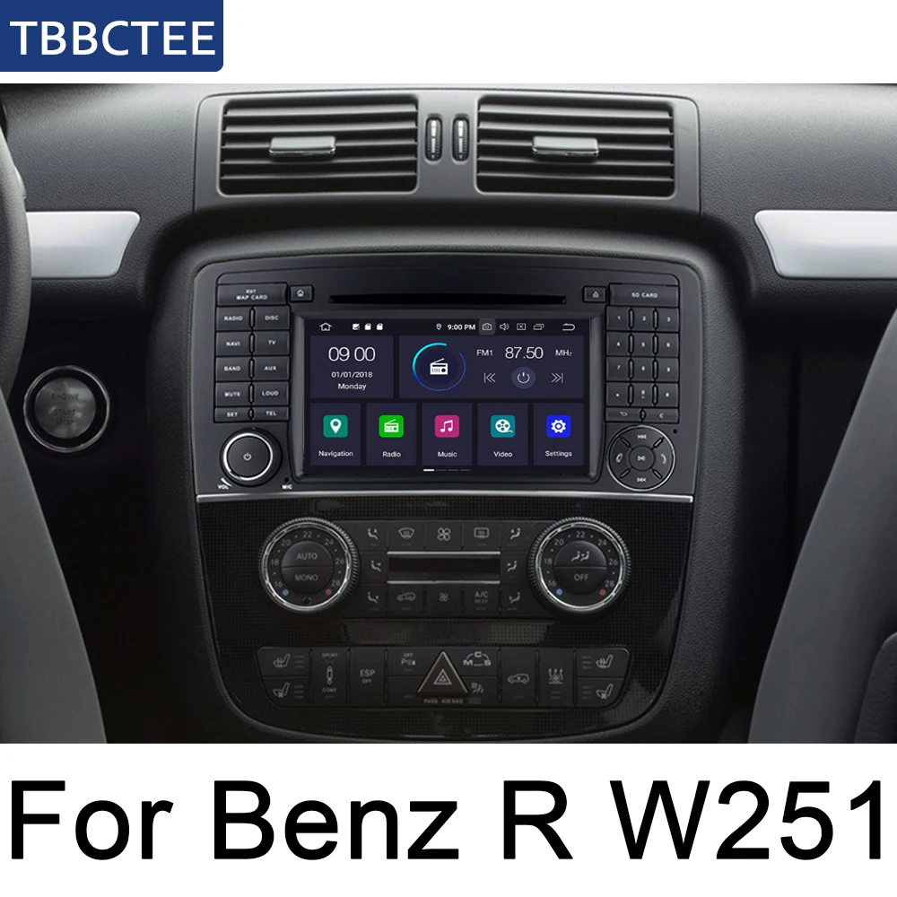 Для Mercedes Benz R CLASS W251 R280 2006 ~ 2014 NTG Автомобильная Android GPS-навигация Мультимедийная