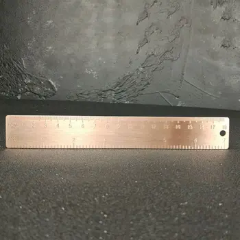 Vintage Copper Brass Straight Ruler Bookmark Cartography Painting Measuring Tool School Stationery Supplies C26
Vintage Copper Brass Straight Ruler Bookmark Cartography Painting Measuring Tool School Stationery Supplies C26