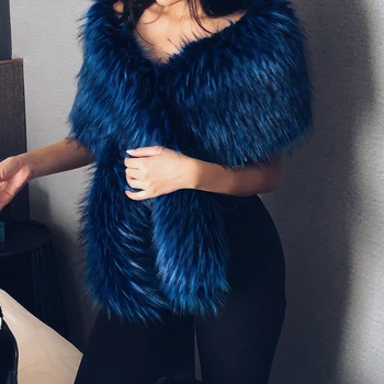 Fashion New Women Autumn Winter Faux Fur Shawl Scarves & Wraps Warm Ladies Sexy Plush Scarf For Wedding Party
Fashion New Women Autumn Winter Faux Fur Shawl Scarves & Wraps Warm Ladies Sexy Plush Scarf For Wedding Party