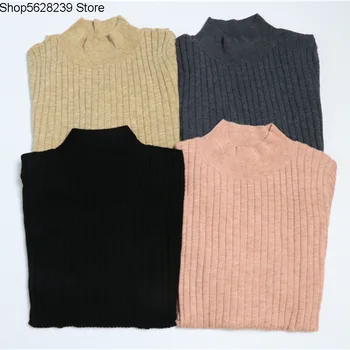 Sweater Half Gao Collar Long Sleeve Rib Slim Beauty Linu Wool Knitting Shirt Backing Top
Sweater Half Gao Collar Long Sleeve Rib Slim Beauty Linu Wool Knitting Shirt Backing Top