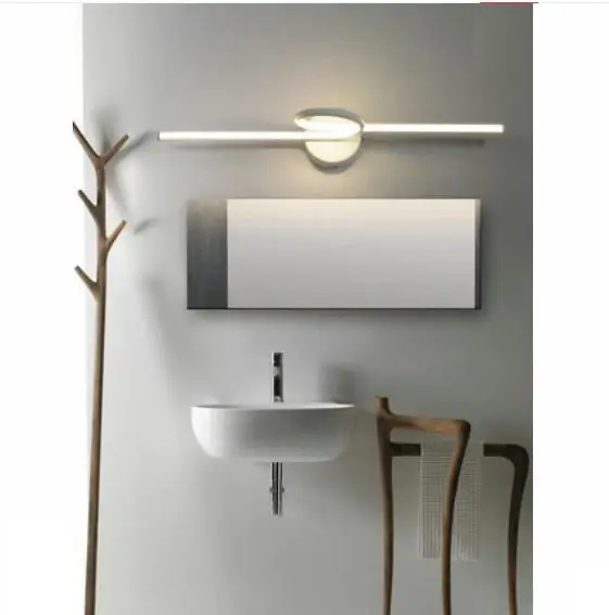 Simple modern led mirror headlights bathroom washroom waterproof Nordic lamps bathroom lamp mirror light 
Simple modern led mirror headlights bathroom washroom waterproof Nordic lamps bathroom lamp mirror light