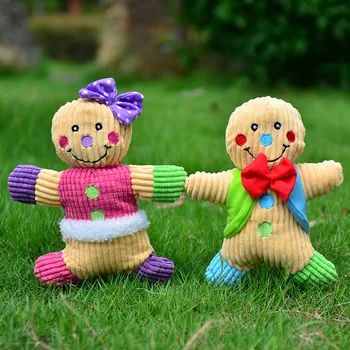 Gingerbread Man Pet Christmas Toy Sounding Interactive Plush Bite-resistant Chewing Toy Cartoon Dog Christmas Gift Pet Supplies
Gingerbread Man Pet Christmas Toy Sounding Interactive Plush Bite-resistant Chewing Toy Cartoon Dog Christmas Gift Pet Supplies