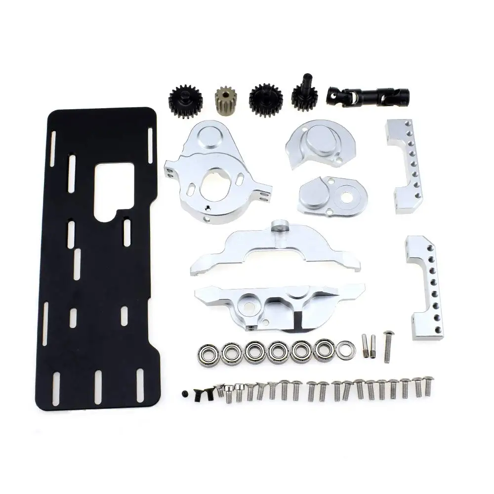 Aluminum Alloy Motor Mounting and Radiator Kit for 1/10 RC Tracked Traxxas TRX-4 Defender TRX4 Bronco
Aluminum Alloy Motor Mounting and Radiator Kit for 1/10 RC Tracked Traxxas TRX-4 Defender TRX4 Bronco