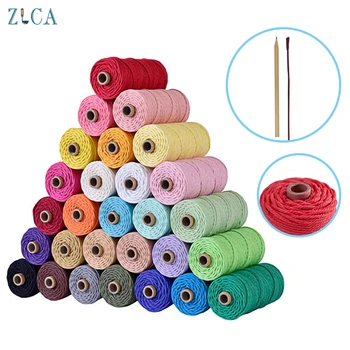 3mm X 100M Cotton Cord Colorful Rope Thread Twisted Macrame String DIY Home Decor Wedding Textile Wrapping Art 110yards Red Rope 
3mm X 100M Cotton Cord Colorful Rope Thread Twisted Macrame String DIY Home Decor Wedding Textile Wrapping Art 110yards Red Rope