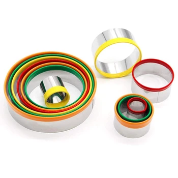 12 Piece Pastry Cutters Stainless Steel Baking Metal Circle Ring Molds Round Cutters for Muffins Crumpets Donuts & Scones
12 Piece Pastry Cutters Stainless Steel Baking Metal Circle Ring Molds Round Cutters for Muffins Crumpets Donuts & Scones