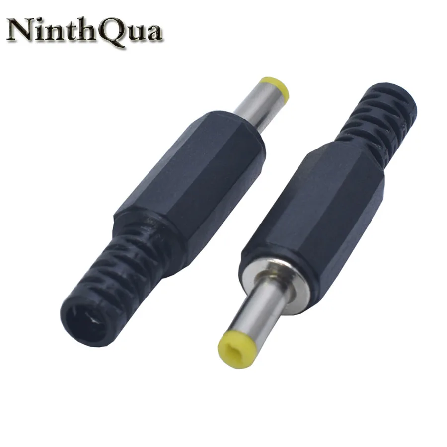 NinthQua 2/5/10 шт. черный 4 0 мм x 1 7 Штекерный адаптер питания постоянного тока 0*1 разъем