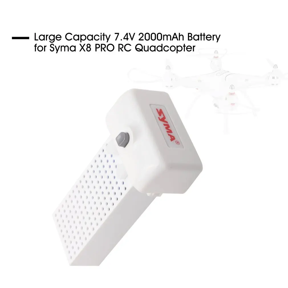 Large Capacity RC Drone RC Quadcopter 7.4V 2000mAh Battery Ultra-high Capacity Lipo for Syma X8 PRO Battery Spare Parts
Large Capacity RC Drone RC Quadcopter 7.4V 2000mAh Battery Ultra-high Capacity Lipo for Syma X8 PRO Battery Spare Parts