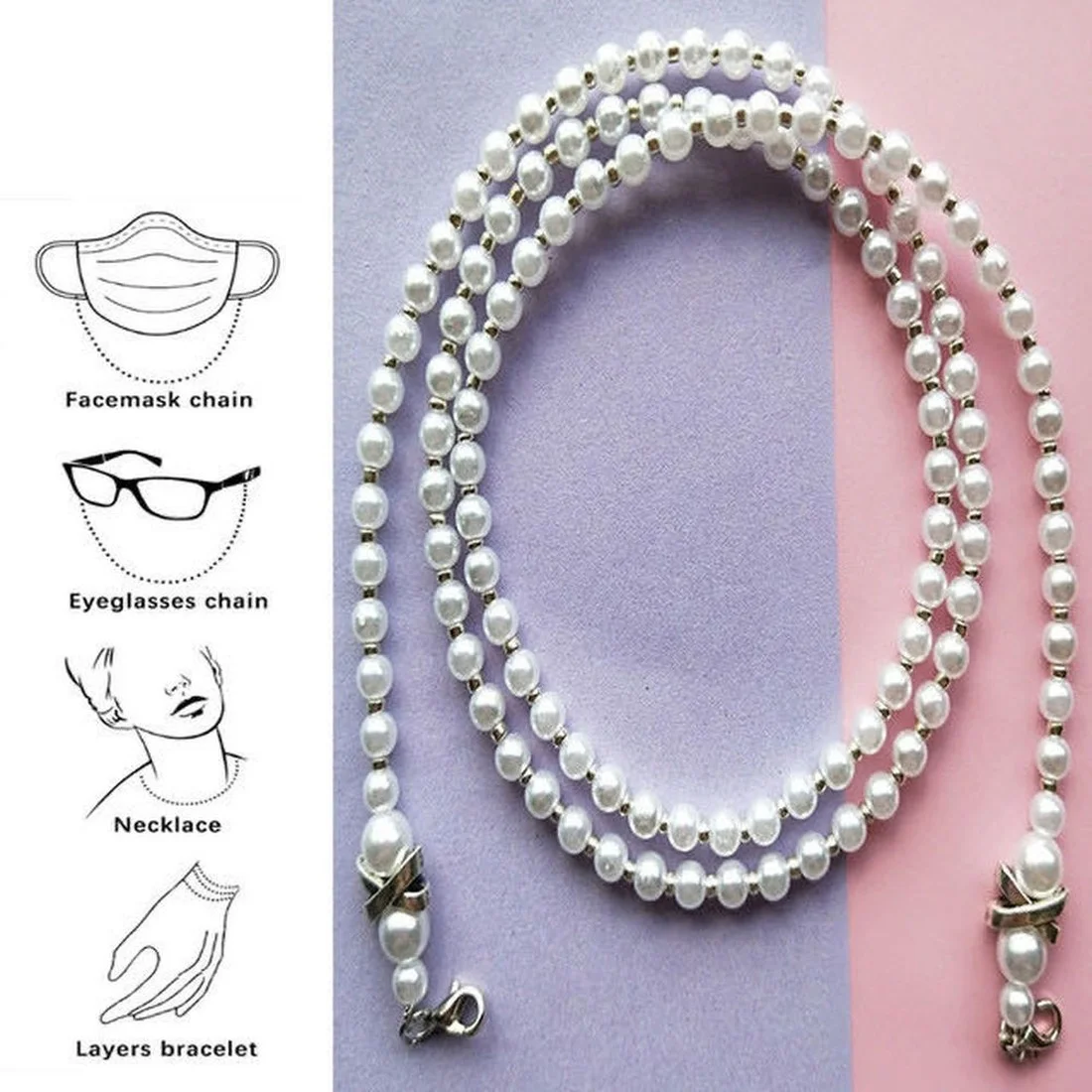 Женское Ожерелье из бисера модное ожерелье с подвеской под жемчуг имитацией